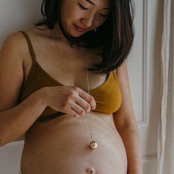 Image du produit Ilado Collier de grossesse Ginkgo (Laiton argenté)