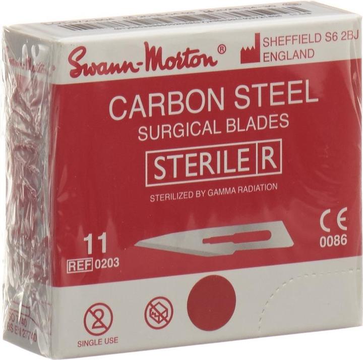 Swann Morton Lames de bistouri Swann-Morton Fig. 11 stériles 100 pces