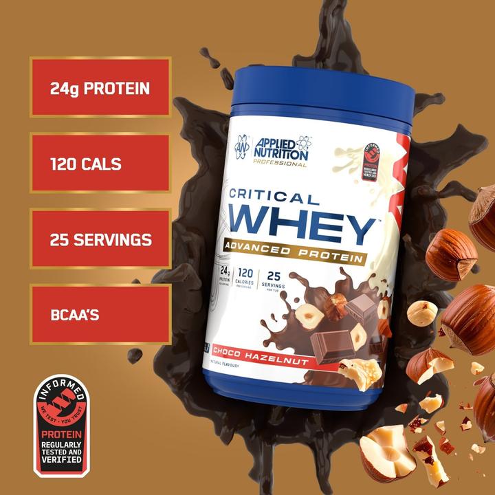 Produktbild Applied Nutririon Critical Whey (825 g, 30x, Schokolade)