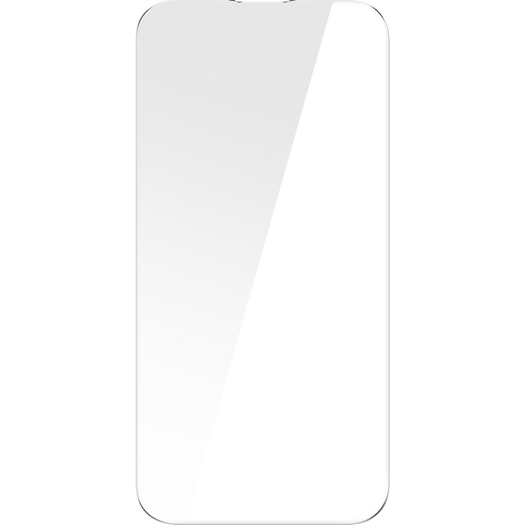 Thumbnail - Baseus All-glass Crystal Series Shatter-resistant Tempered Glass EasyStick Film iP14 (Pack of 2) (2 Stück, Apple iPhone ...