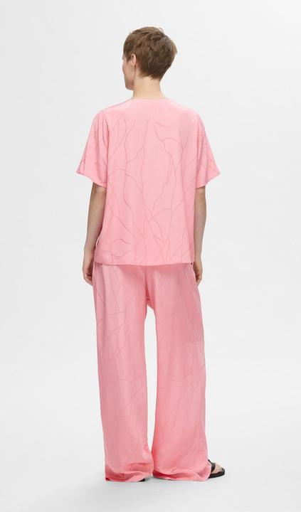 Actual product image Selected Print top with V-neck (36)