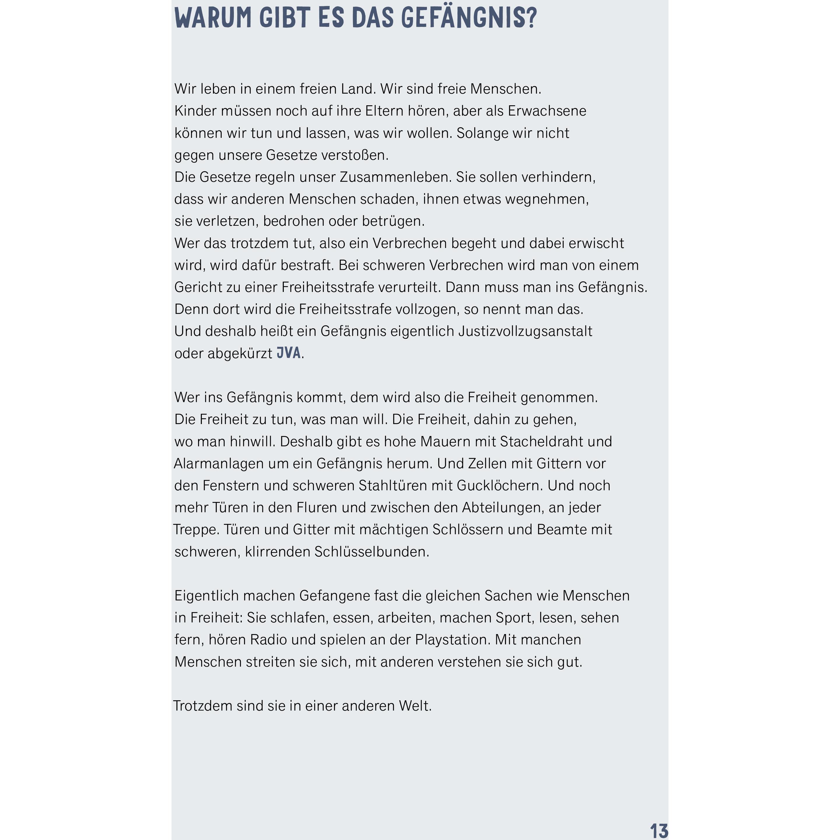 Thumbnail - Im Gefängnis, Kinderbücher von Thomas Engelhardt, Monika Osberghaus