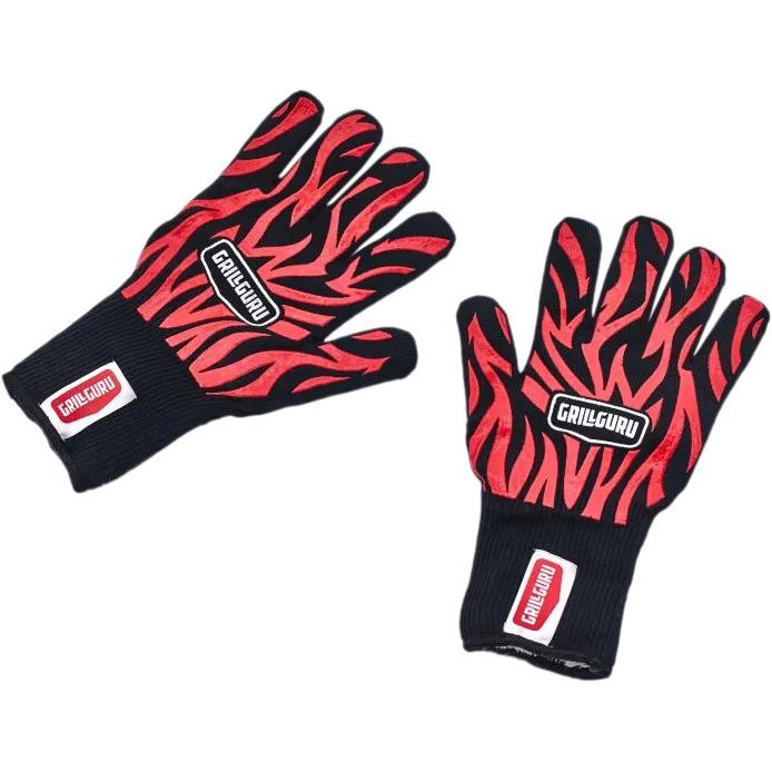 Grill Guru Guanto da barbecue Guanti per alte temperature, Guanto da forno + Presina