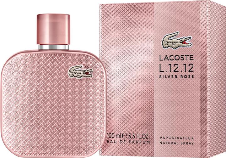 Produktbild Lacoste L.12.12 Silver Rose Eau De Parfum Spray 100ml (Eau de Parfum, 100 ml)