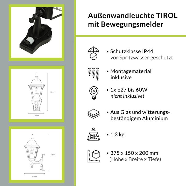 Actual product image Licht-Erlebnisse Tirol (E27, IP44)