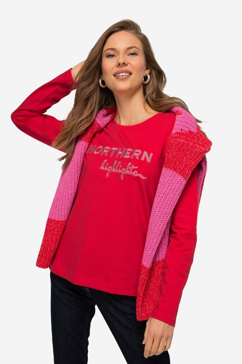 Produktbild Laurasøn Longsleeve, Statement Stickerei, Rundhals, Langarm (XL)