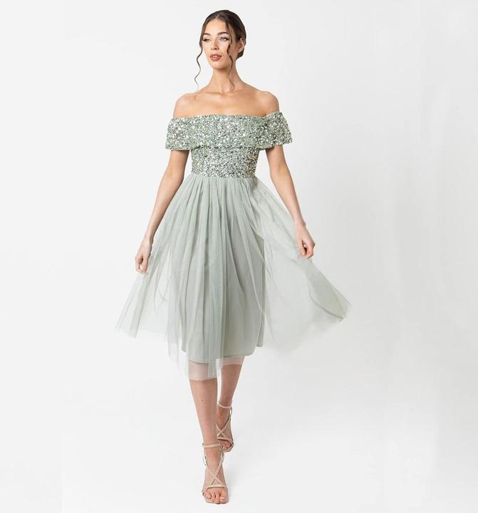 Image du produit Herba Abito Midi Bardot (S)