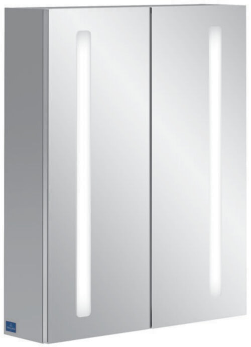 Actual product image Villeroy & Boch My View 14+ mirror cabinet A43360, 600 x 750 x 173 mm, with LED lighting vertical, l