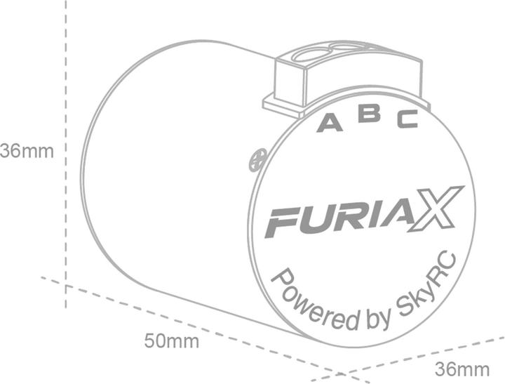 Produktbild SkyRC FuriaX Supa 3650 4000kV Brushless Motor