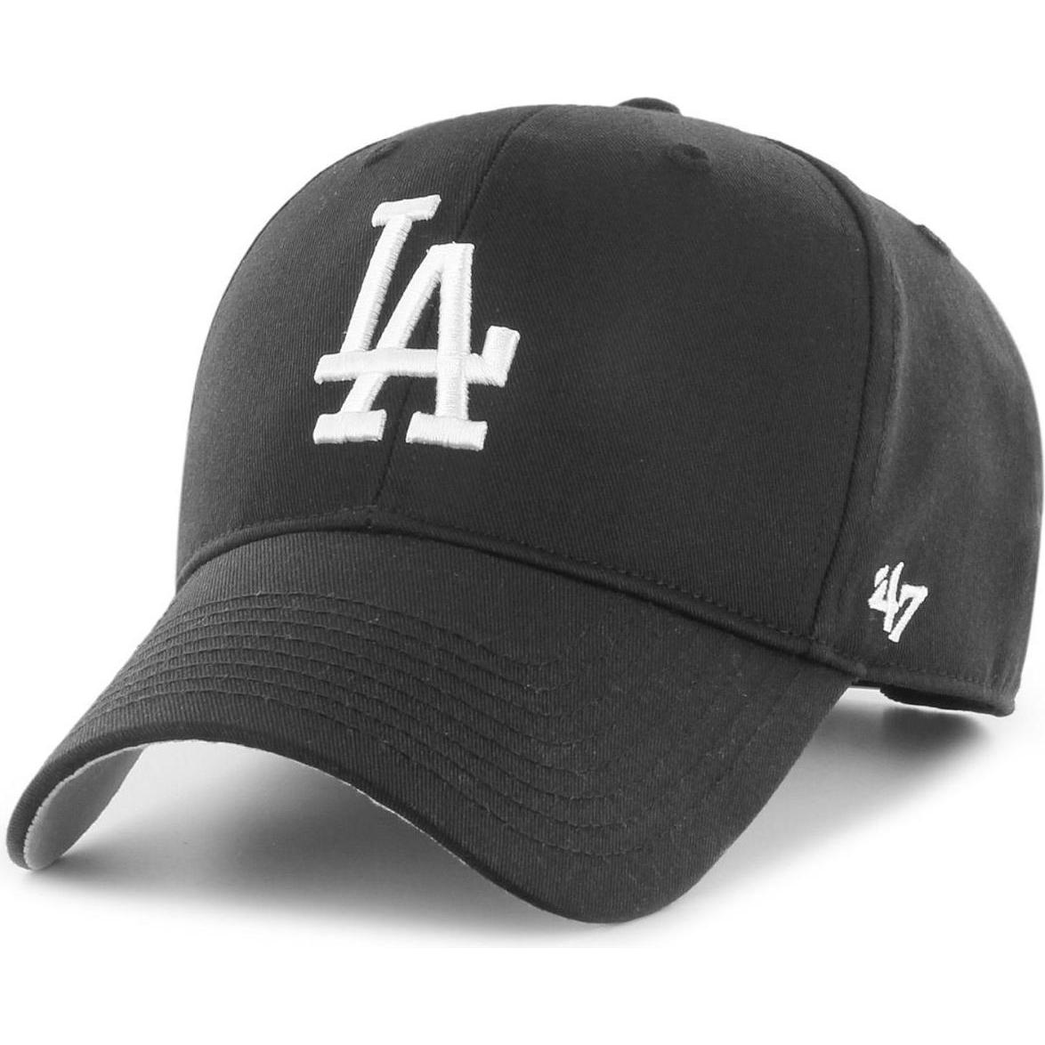47 Brand, Jungen, Cap, Relaxed-Fit Kinder Cap - BASIC LA schwarz - Kids, Schwarz, (53, 55, 56, 54 C, 52 C)