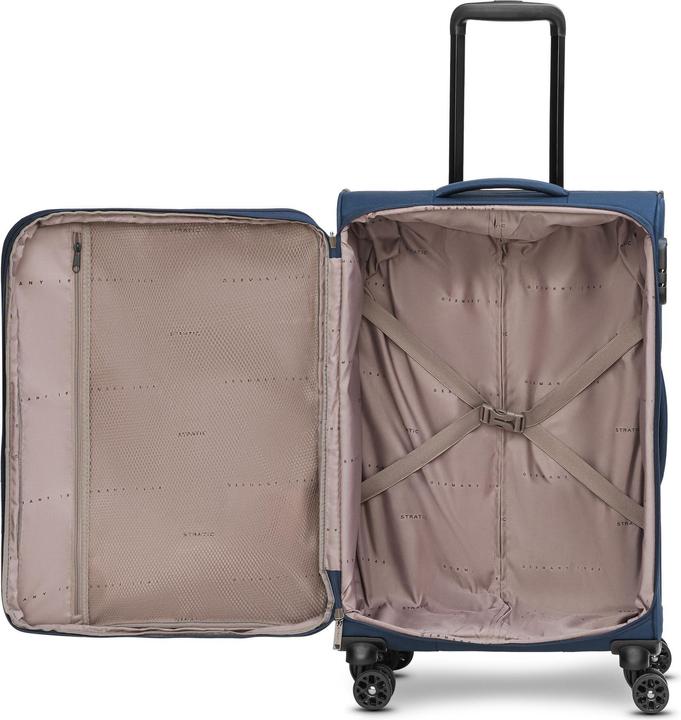 Produktbild Stratic taska 4-Rollen Trolley M 65 cm mit Dehnfalte (74 l, M (50 - 90l))