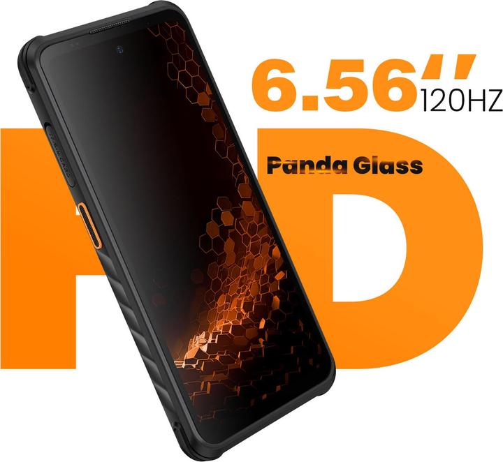 Actual product image Myphone MOVIL SMARTPHONE HAMMER IRON 6 5G 6/128GB BLACK (128 GB, Black, Black, 6.56", Dual SIM, 5G)