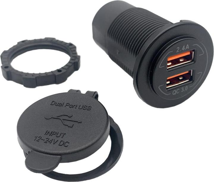 Immagine prodotto Offgridtec Doppia presa USB 12V/24V 5V/4.8A - 3.6V/32W