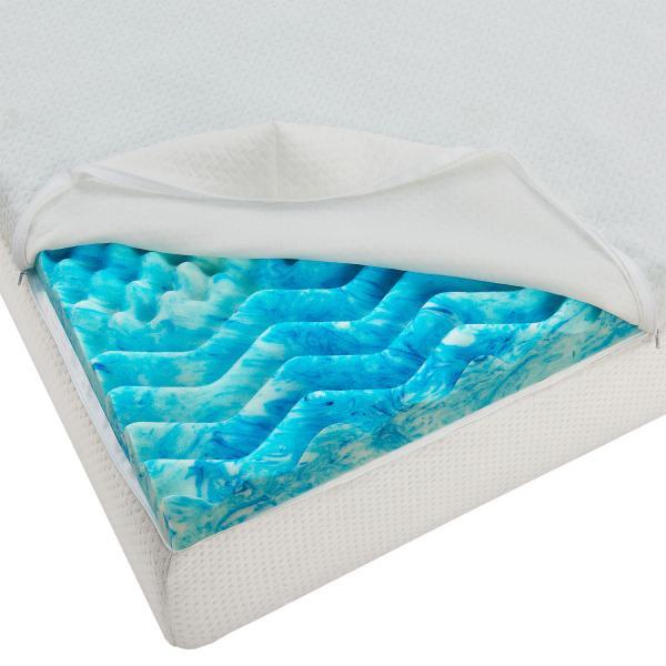 Actual product image Juskys Memory foam topper (90 x 200 cm)