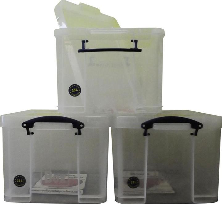 Produktbild Really Useful Box 3er-Set Stapelbar (48 x 39 x 31 cm, 35 l, 3x)