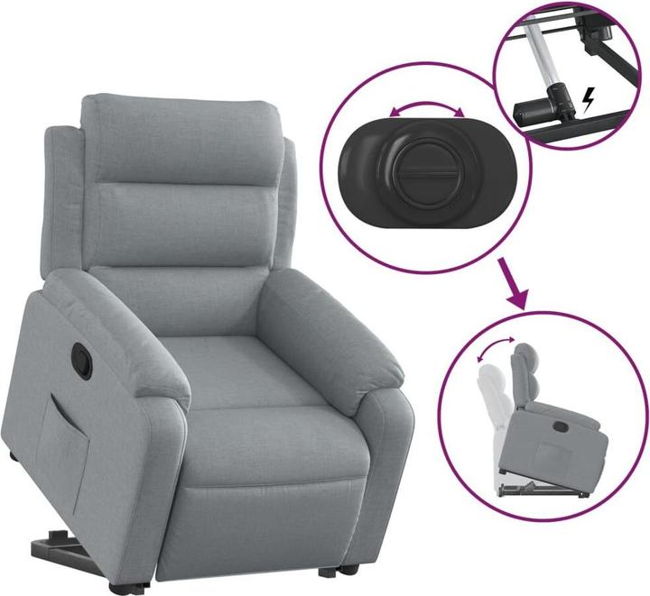 Produktbild vidaXL Relaxsessel mit Aufstehhilfe