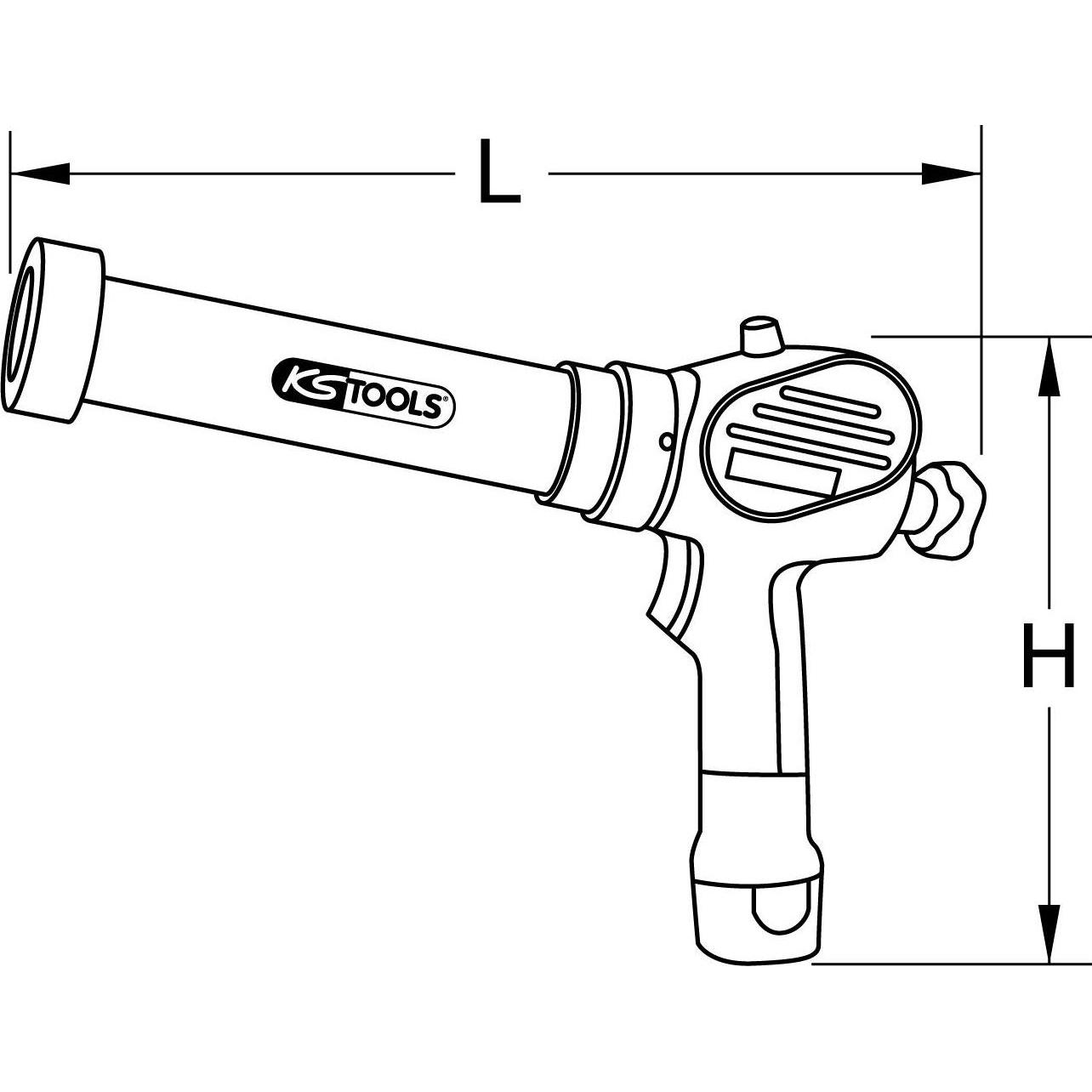 Thumbnail - KS Tools, Kartuschenpistole + Fettpresse, 515.3569