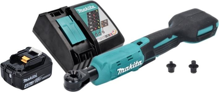 Actual product image Makita DWR 180 RM1 Battery ratchet screwdriver 18 V 47.5 Nm 1/4" 3/8" + 1x battery 4.0 Ah + charger (1/4", 3/8")