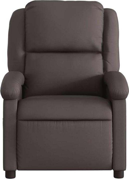 Produktbild vidaXL Massagesessel Dunkelbraun Echtleder,Farbe