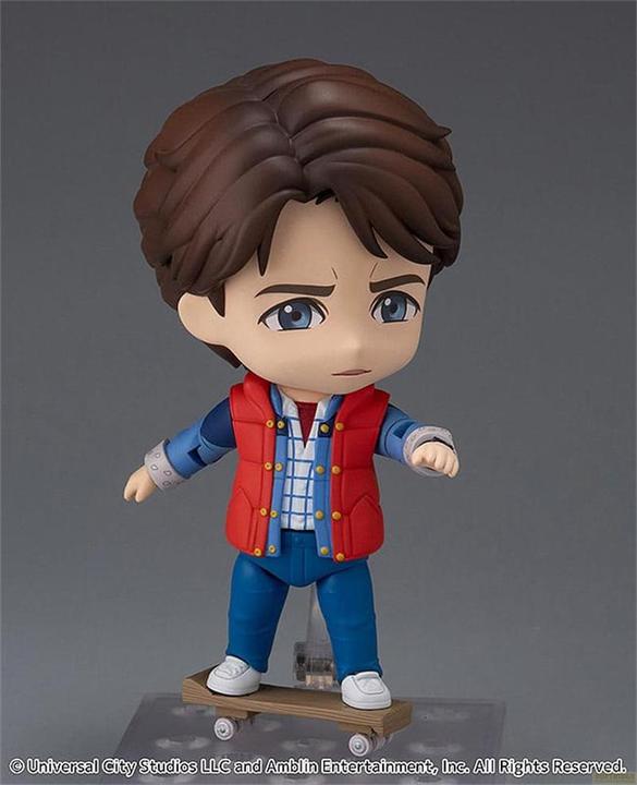Actual product image 1000toys Back to the Future Nendoroid PVC Action Figure Marty McFly 10 cm