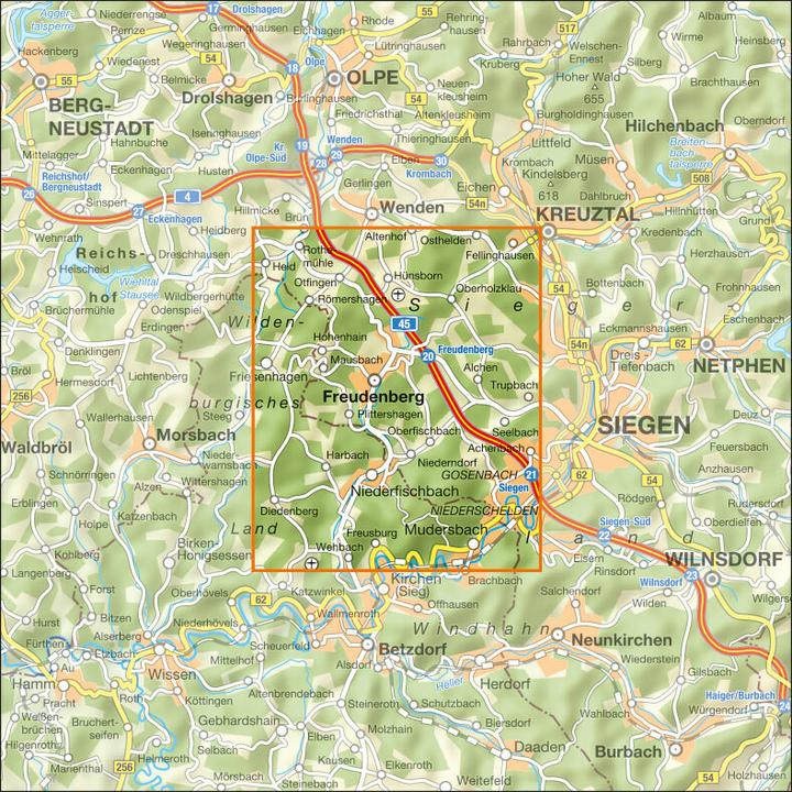 Produktbild Wanderkarte Freudenberg