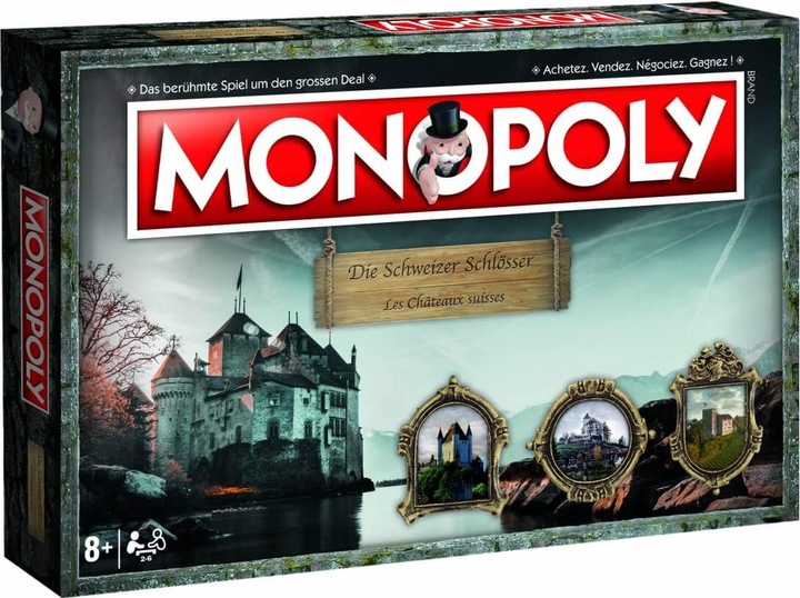 Actual product image Monopoly Castles Castles of Switzerland (German)
