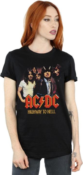 Produktbild AC/DC Highway To Hell Gruppe Baumwolle Boyfriend TShirt (S)