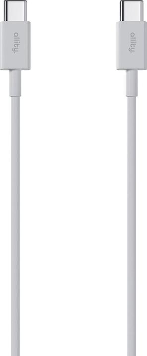 Allity cable AUC-03 USB-C - USB-C 2.0 m 60W white (2 m, USB 2.0, 60 W)