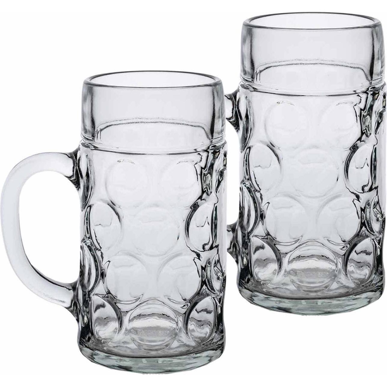 Bormioli Rocco, Biergläser, Masskrüge geeicht (1 l, 2 x)