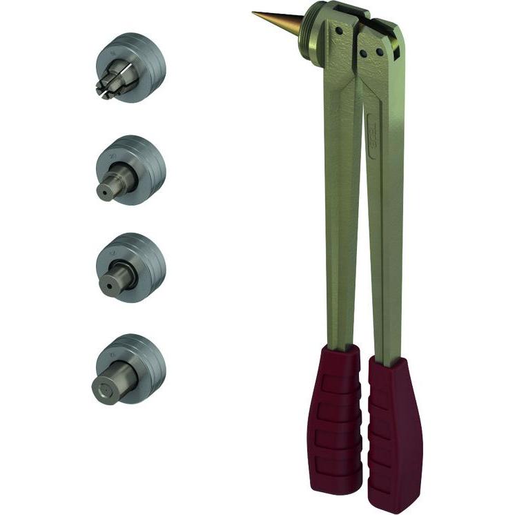 TECE, Zange, TECEflex Rohraufweitzange manuell Typ RAZ-V inkl. Aufweitkpfe 14-32 720056 (469 mm)