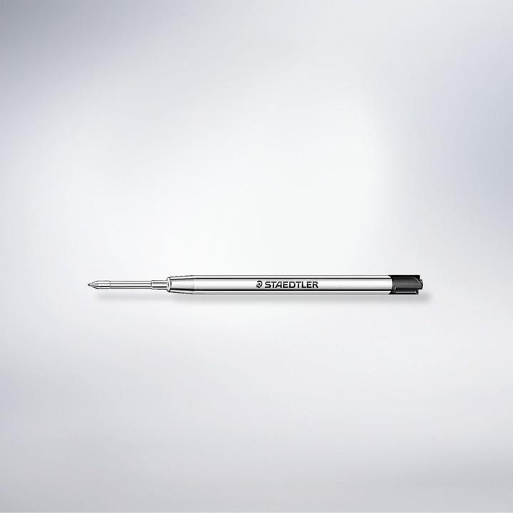 Produktbild Staedtler 458 Kugelschreiber-Nachfüllmine, Einzelprodukt, schwarz, F (Schwarz, 0.50 mm, 1 Stk.)
