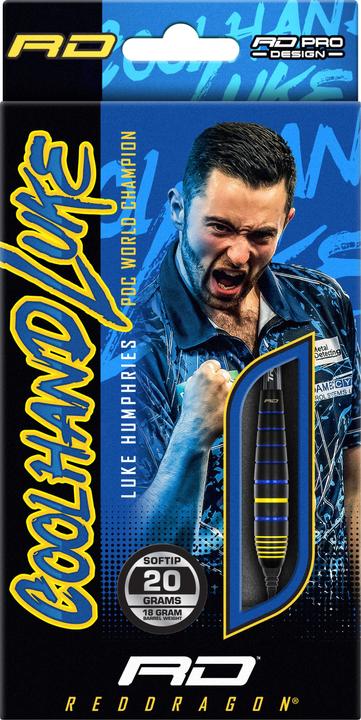 Immagine prodotto Red Dragon Softdart Luke Humphries WC Brass, 20g (20 g)