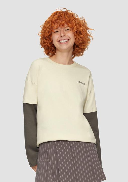 Immagine prodotto S.Oliver T-Shirt Two-Layer-Longsleeve mit Print (M)