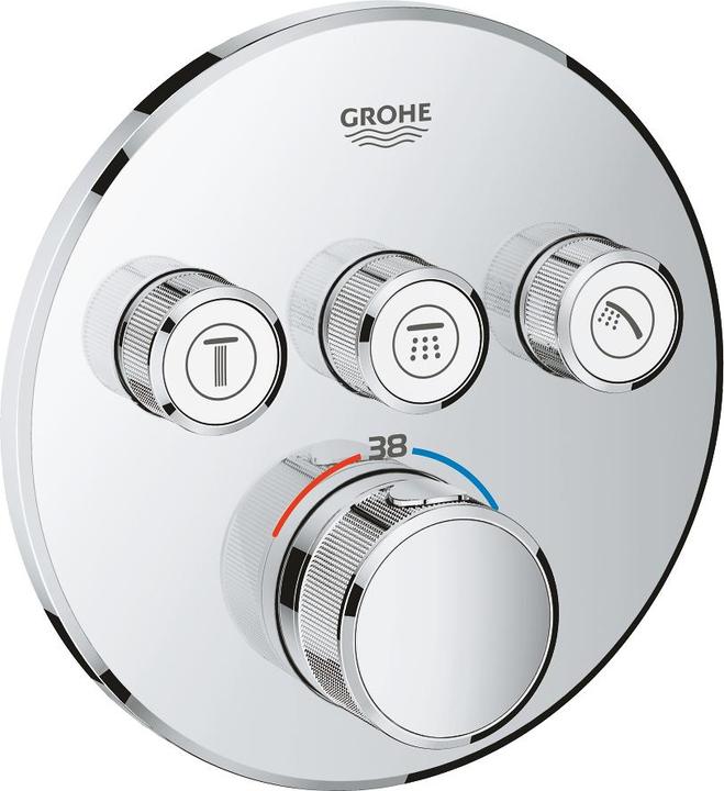 Productafbeelding Grohe Thermostaat GROHTHERM SMARTCONTROL rd 3 ASV ha graph gebü