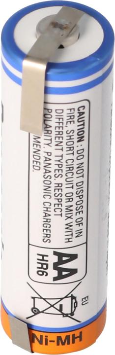Produktbild Panasonic Akku Mignon AA HR-3U mit Lötfahne in U-Form (AA / LR6 / LR06 / Mignon / R6 / R14505, 2700 mAh)