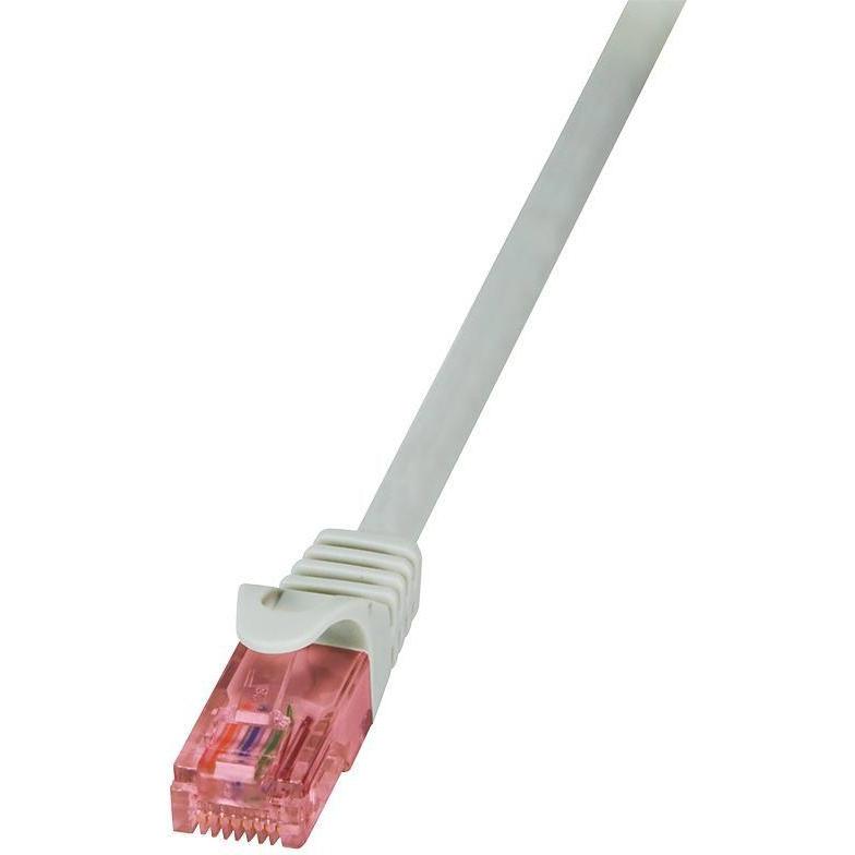 LogiLink Netzwerkkabel (U/UTP, CAT6, 7.50 m), Netzwerkkabel