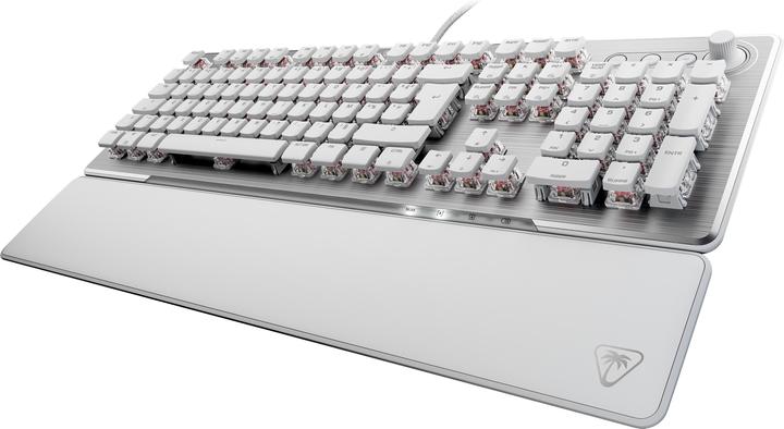Actual product image Turtle Beach - Clavier de jeu mécanique RGB Filaire Vulcan II Blanc - Disposition Azerty FR (FR, Cable)