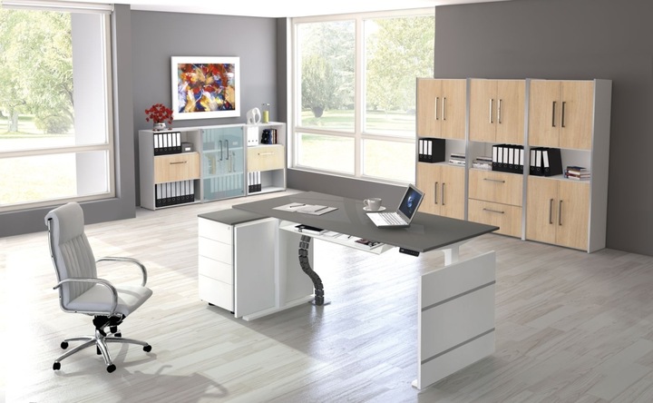 Image du produit Kerkmann TABLE MOVE3 ASCENSEUR BLANC B : 1800 (180 x 80 x 120 cm)