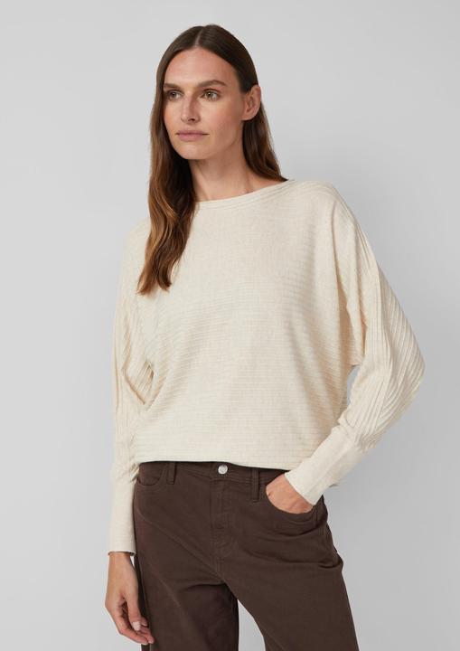 Produktbild s.Oliver Strickpullover Relaxed Fit Pullover mit Fledermausärmeln (48)