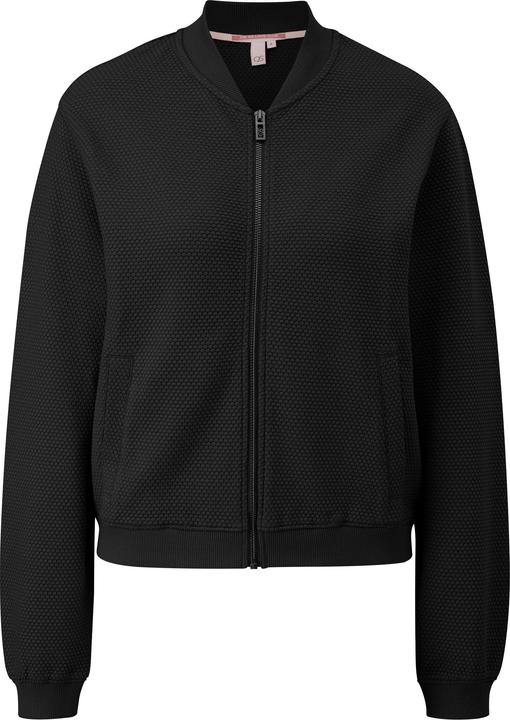 Produktbild s.Oliver Sweatshirt Sweatshirt im Blousonstyle mit Strukturmuster (XXL)