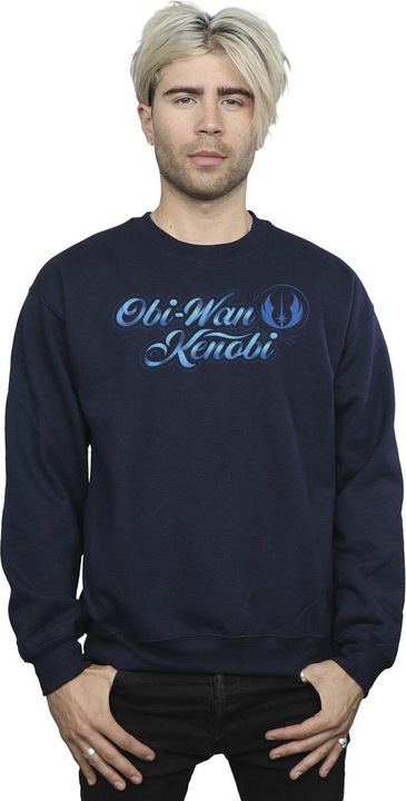 Produktbild Star Wars ObiWan Kenobi Ribbon Font Sweatshirt (L)