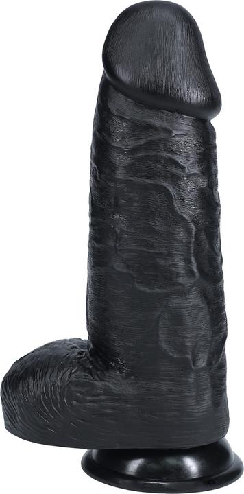 Actual product image RealRock Extra Thick Straight with Balls 10 / 25,4 cm - Black