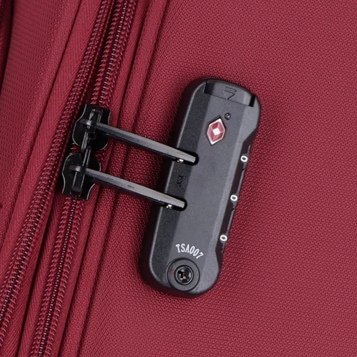 Produktbild D&N Travel Line 9704 4 Rollen Trolley M 68 cm mit Dehnfalte (75 l)