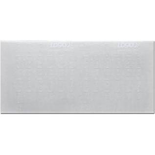 OEM Naklejki na klawiature Logo na klawiatur, biae, czesko-sowackie, do notebooka, cena za 1 szt, Accessori per mouse + tastiere, Bianco, Trasparente