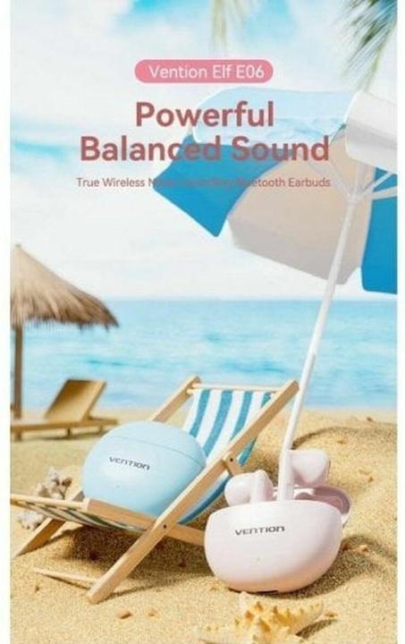 Produktbild Vention Wireless earphones,, NBKB0, Earbuds Elf E06 (black) (ANC, 6 h, Kabellos)