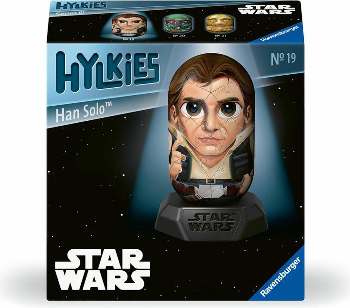 Ravensburger Hylkies: Die neue Sammelfigurenreihe zum selbst zusammenbauen. Figur #19 - Han Solo - (54 Teile)