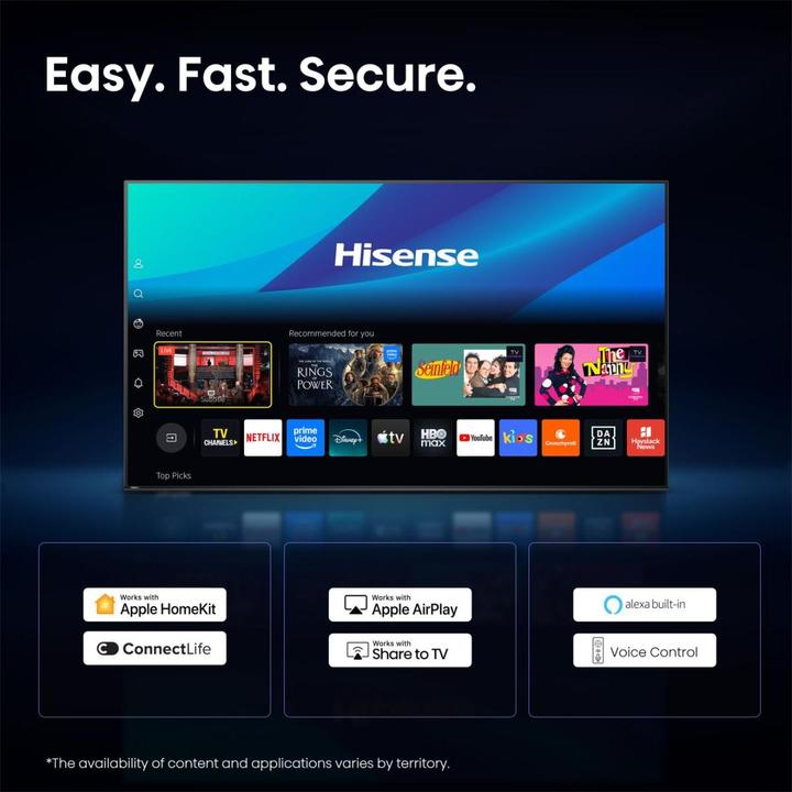 Produktbild Hisense TV 65UR9DS 65" RGB Mini LED 4K (65", LED, QLED, 4K, 2026)