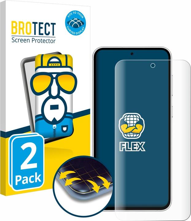 Produktbild BROTECT Full-Cover Displayschutz (2 Stück, Samsung Galaxy S23 FE)