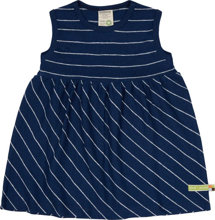 loud + proud Kleid Streifen mit Leinen (104)