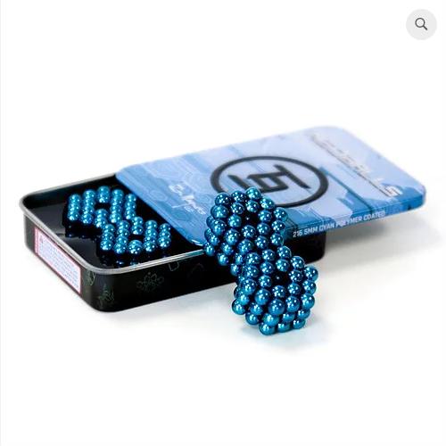 Actual product image Neoballs Sphere Magnets Cyan